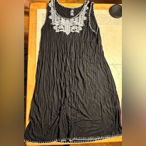 Black bathing suit coverup